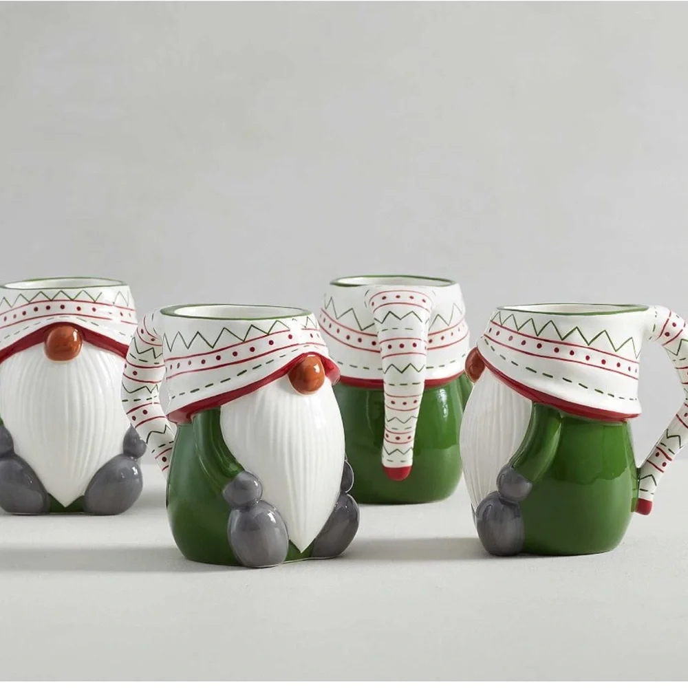 Pottery Barn Gnome Mug NEW